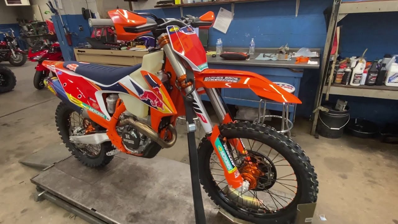 2021 KTM 350XCF Kailub Russell Edition walk around
