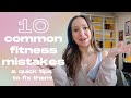 10 most common fitness questions I get & answers!