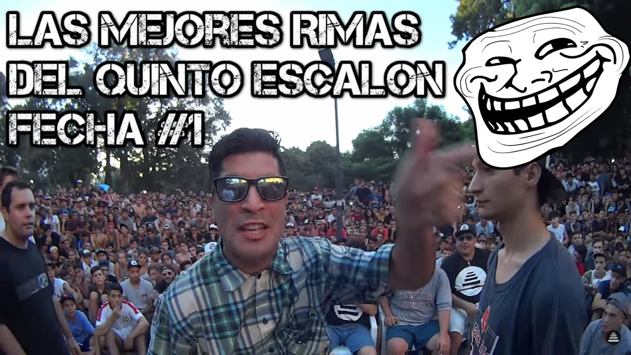Las Mejores Rimas Del Quinto Escalon Fecha 1 (2017) YouTube