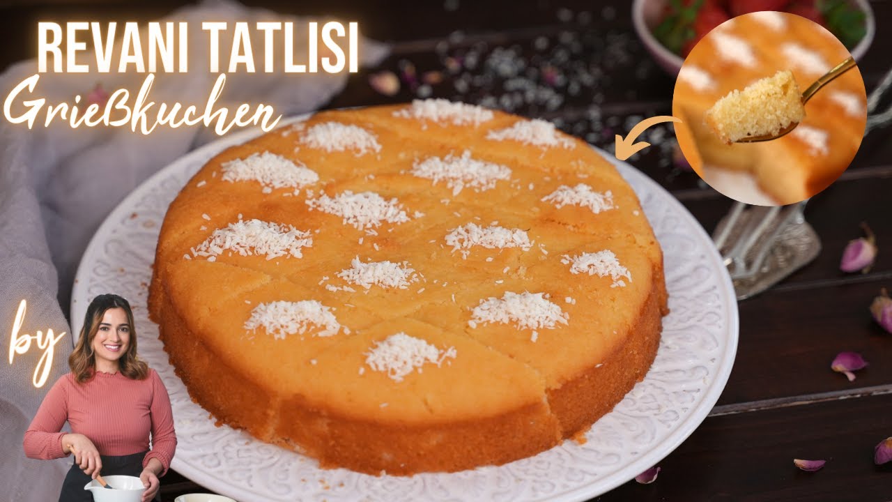 der einfachste und saftigste Kuchen - Revani tatlısı: Grießkuchen Schnitten
