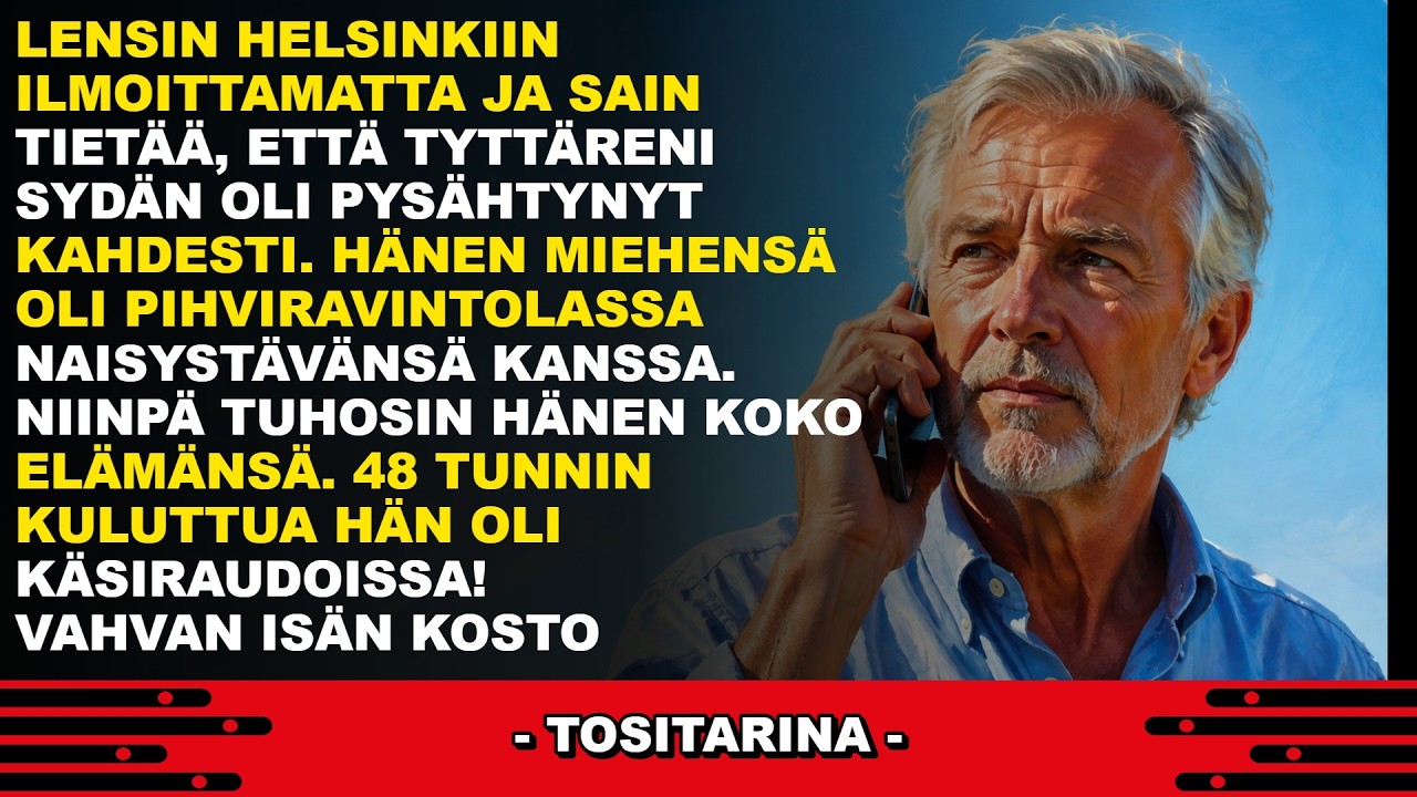 Puhelin soi neljältä aamulla, ja näytöllä luki tyttäreni nimi. En ehtinyt kuin nostaa luurin, kun jo tiesin, ettei se ollut hän. Nuoren lääkärin ääni kertoi, että Elina oli elvytetty yöllä toisen...