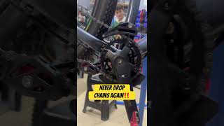 Rate this crazy Chain guide hack😂‼️#mtb
