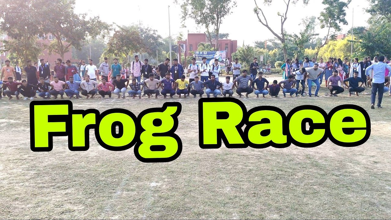 Frog Race || FM UNIVERSITY competition - YouTube