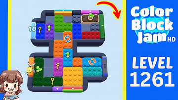 Color Block Jam Level 1261 Solution Walkthrough
