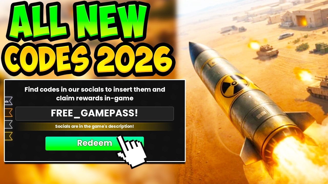 ALL WORKING NUKE TYCOON NUCLEAR CODES ROBLOX - All New Nuke Tycoon ...