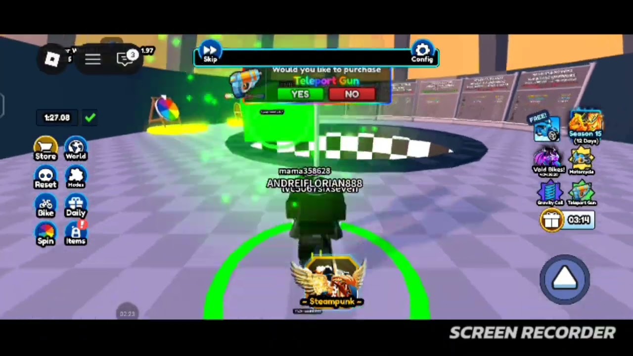 Roblox - Tunnel bike obby