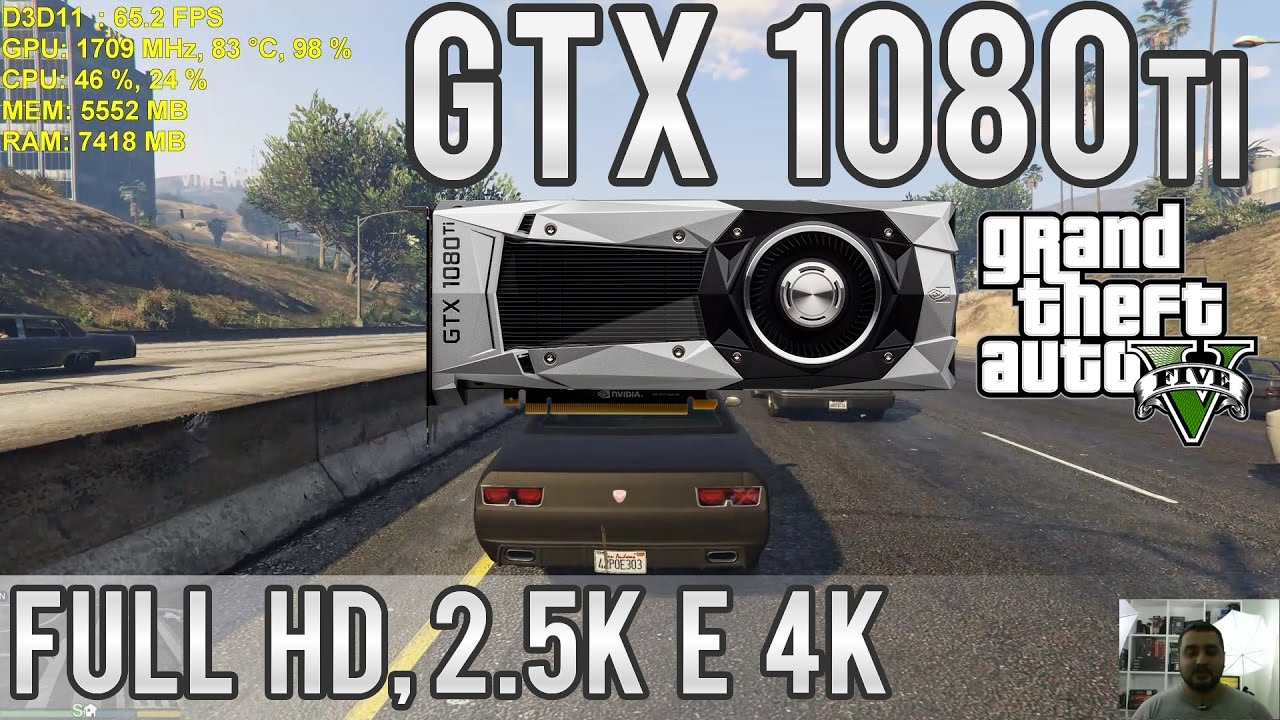 Teste GTA 5 GTX 1080 Ti Founders 11 GB Full HD 2 5K E 4K Ultra teste-gta-5-gtx-1080-ti-founders-11-gb-full-hd-2-5k-e-4k-ultra
