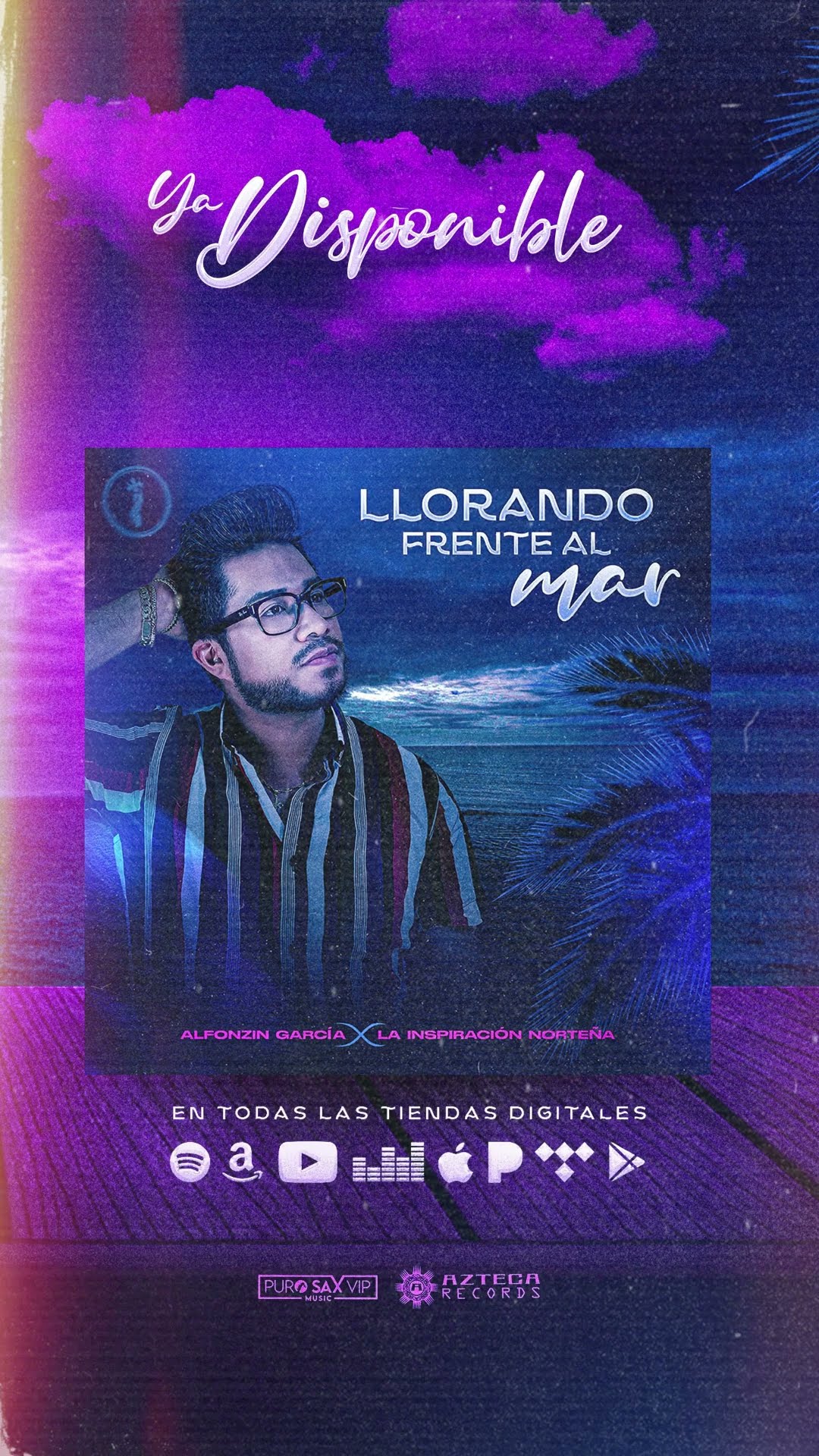 Llorando Frente Al Mar - YA DISPONIBLE #NorteñasConSax