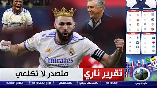 تقرير ناااري ... ثنائية بنزيما تقود ريال مدريد  لتمزيق شباك  أتلتيك بلباو  ( الملكي  بطل الشتاء )