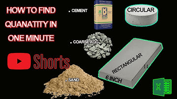 How to calculate cement sand and aggregate quantity in concrete||M5,M7.5,M10,M15,M20,M25||estimate||