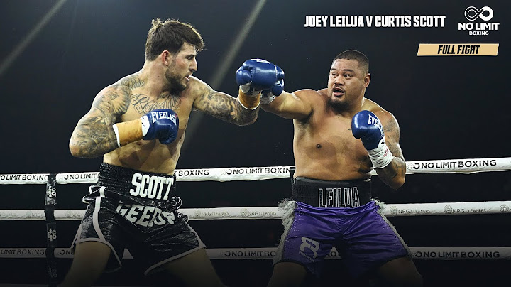 Joey Leilua v Curtis Scott | Fight Highlights | March 13, 2024