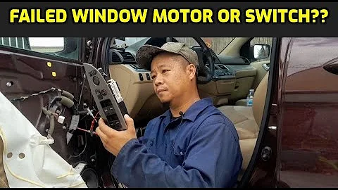 BAD WINDOW MOTOR OR SWITCH? WHICH ONE SHOULD BE REPLACED?
