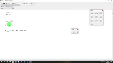 Defining Range Variables