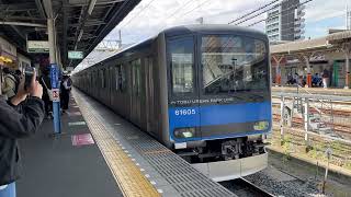 東武野田線60000系61605F 春日部駅発車