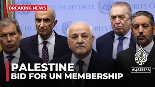 UN Security Council private meeting held to discuss Palestine's bid for UN membership