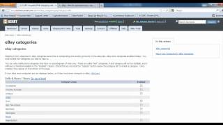 eBay X-cart Mapping Categories