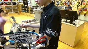 Time Lapse: How to String a Head Ignition Squash Racquet (Alex Buzdugan)