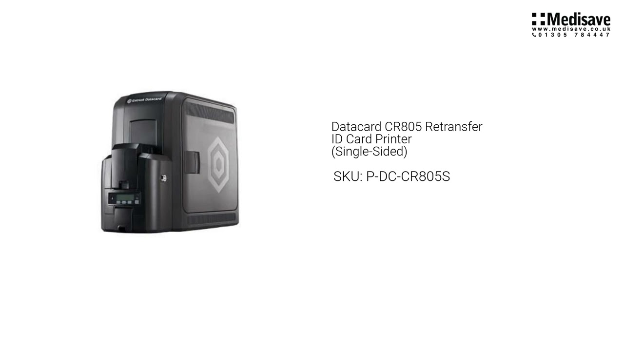 Datacard CR805 Retransfer ID Card Printer Single Sided P DC CR805S