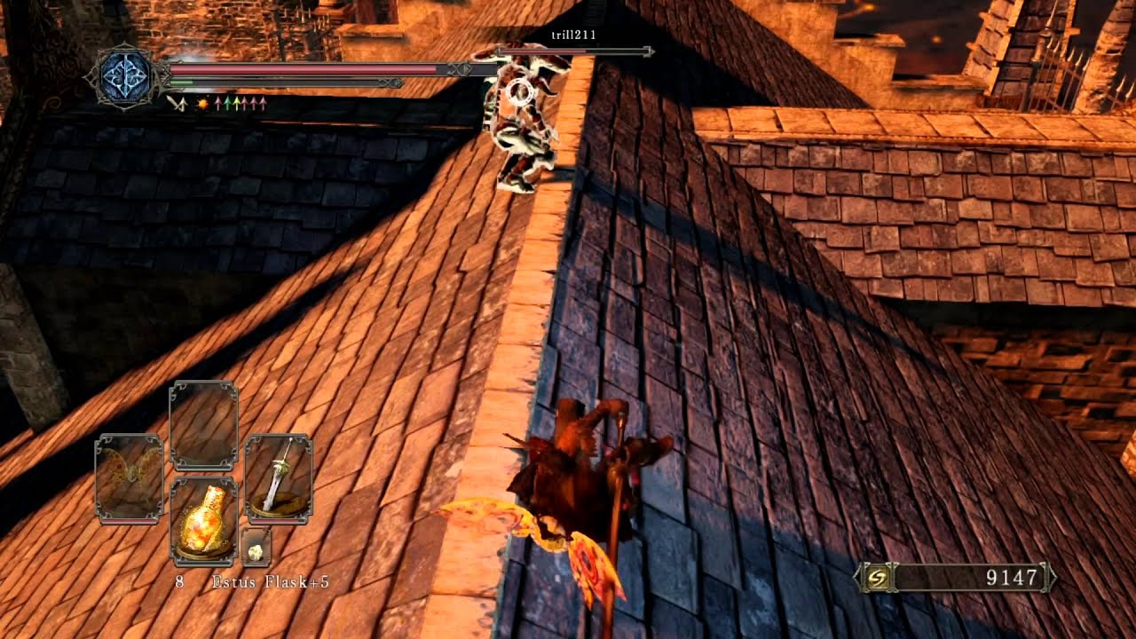 Dark Souls 2 PvP Spammers Can't Handle The Old Sun Ring DOBLE KO Bell Keepers Are Gankers