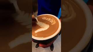 how to do Reverse Latte art Deer ? ???????????? shorts coffee youtubeshorts trending latteart