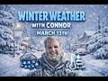 Snow makes it's return to Eastern Ontario - Winter Weather with Connor, March 13th