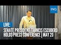 LIVE: Senate President Francis Escudero holds press conference | May 20