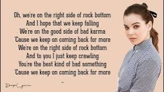 Hailee Steinfeld - Rock Bottom (Lyrics)