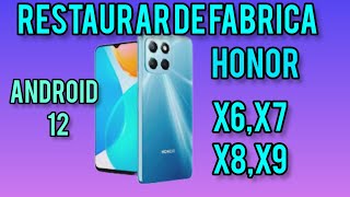 Cómo Restaurar de Fabrica Honor X6,7,8,9 (Hard Reset)