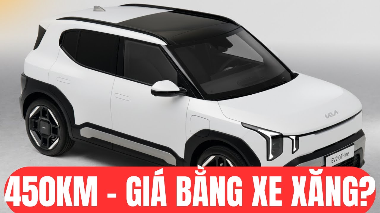 Kia EV2 SUV điện 450km rẻ nhất của Kia – Mua xe xăng 2026 là sai lầm