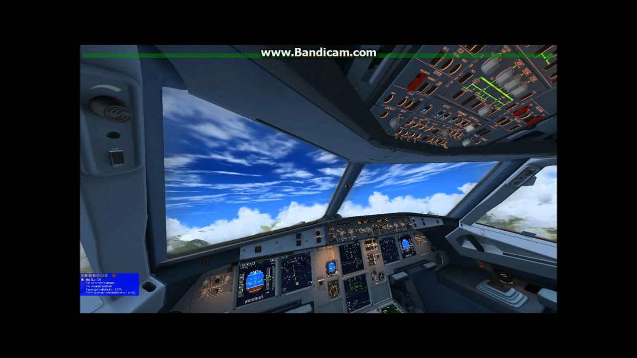 [FSX] airbus x takeoff from Innsbruck - YouTube