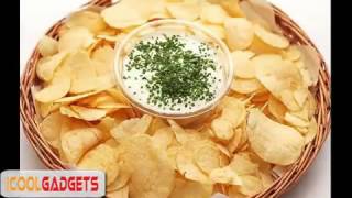 Microwave Oven Fat Potato Chips Maker Set
