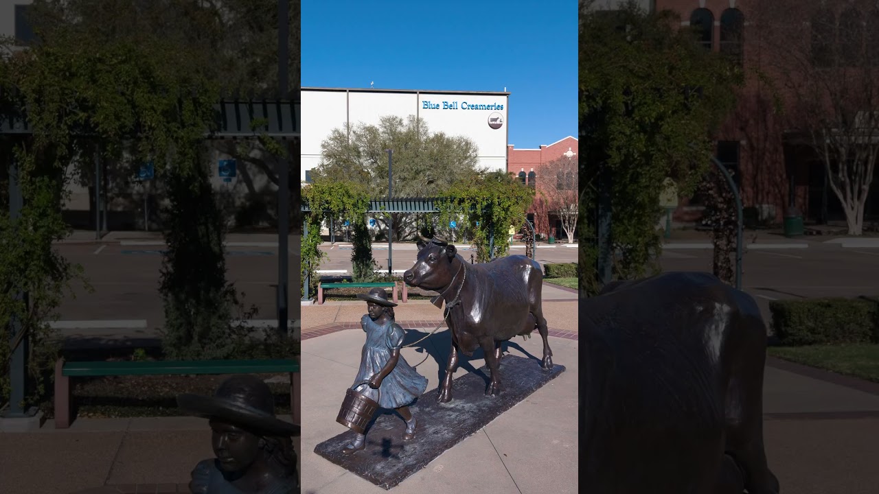 Blue Bell Creameries from Above | Brenham, TX Drone Footage During Bluebonnet Season