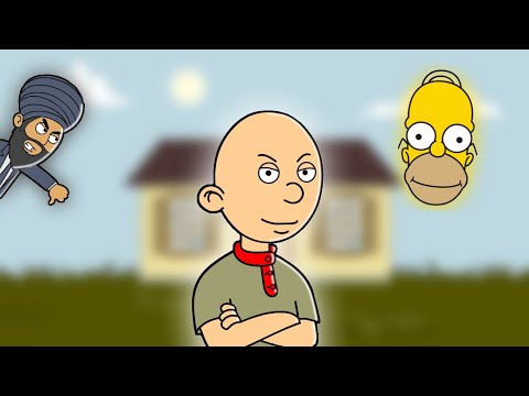 Classic Caillou Becomes a Homer Lover/Killed by Muslim Banker/Grounded