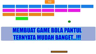 Tutorial Membuat Game Brick Breaker di Scratch | Bola Pantul | Pemecah Batu Bata screenshot 1