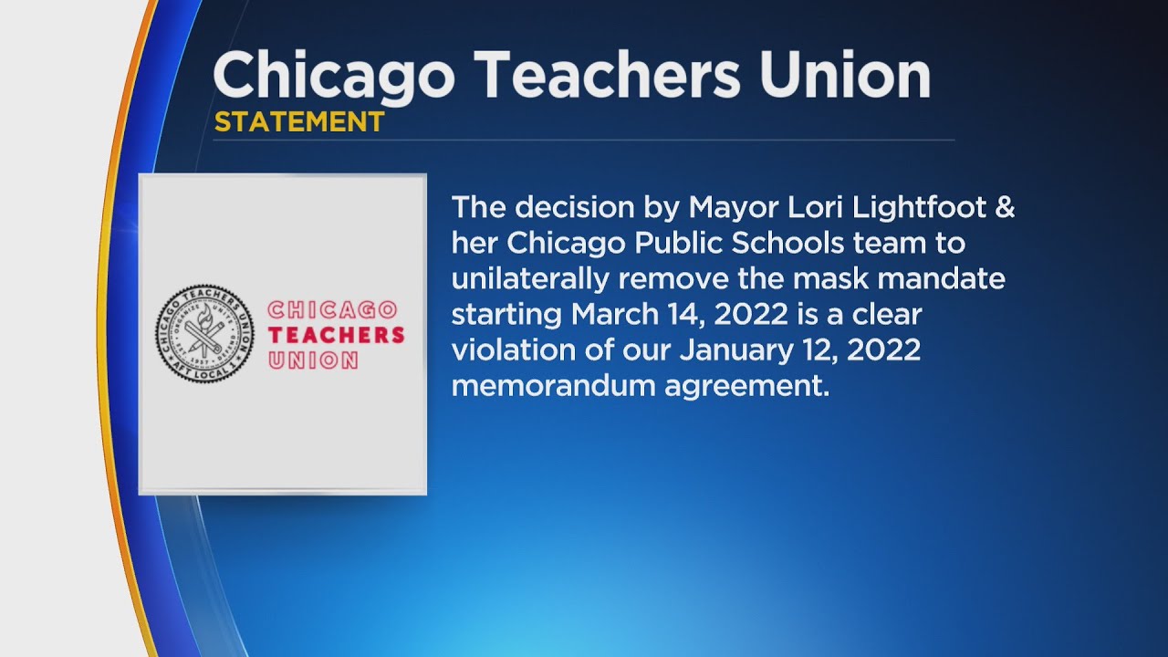 CPS To Halt Mask Mandate, Union Says District Violating COVID-19 Safety Agreement
