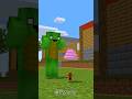 Unlucky JJ 💩😂- MAIZEN Minecraft Animation #shorts