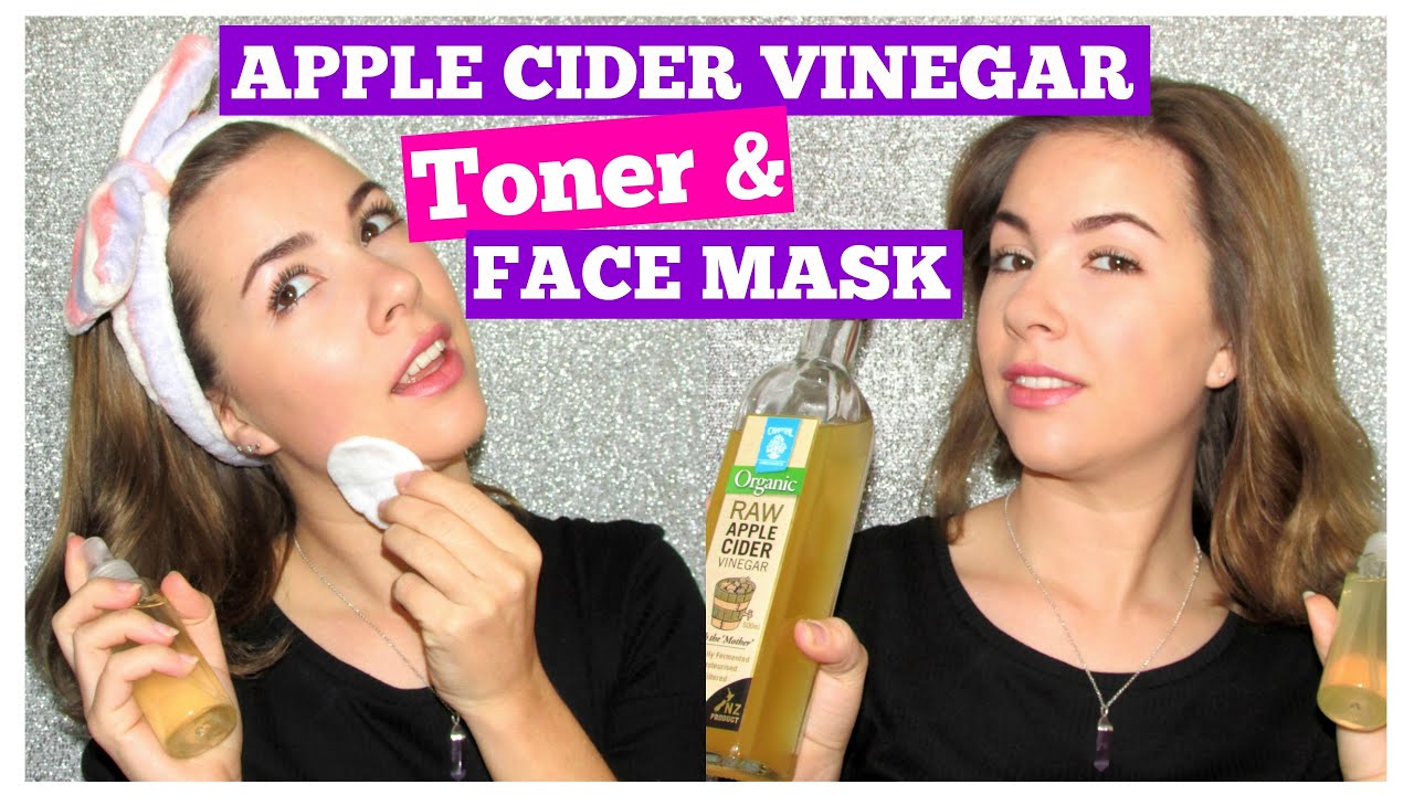 DIY Toner & Face Mask using APPLE CIDER VINEGAR - YouTube