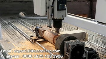 AKM1325-4 axis cnc router with atc tool changer ,rotary device for woodworking