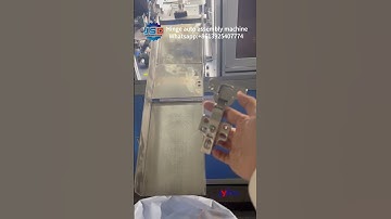 Full overlay fixed hinge assembly machine #cabinethinge #doorhingemachinery #doorhinge
