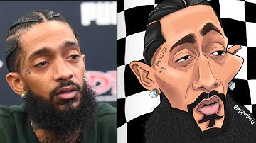 Illustrating Nipsey Hussle with @Procreate in less than 5 minutes