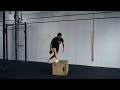Single Arm DB Box Step Over