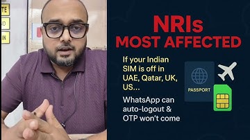 WhatsApp 2026 Big Rule Change | SIM Binding Law, 6-Hour Logout & NRI Impact Explained #huhuclub