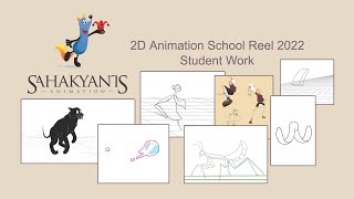 2D animation school reel 2022 / Students Works