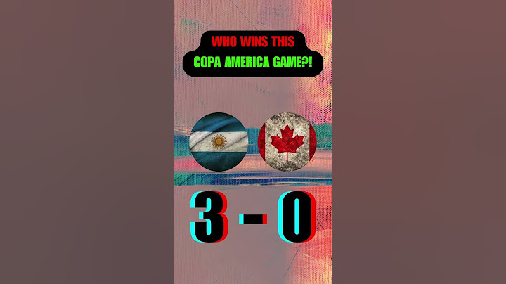 Argentina vs. Canada (Copa America) | AI Prediction