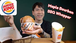Burger King's Maple Bourbon BBQ Whopper is Actually Great!