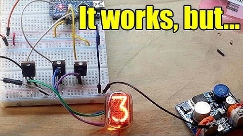 Driving a Nixie tube with an Arduino
