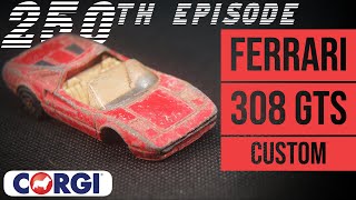 CORGI Juniors custom restoration: J32 Ferrari 308 GTS