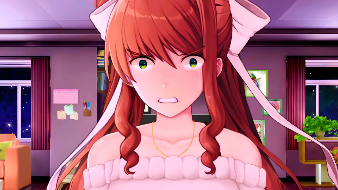 Telling Monika That The Player Passed Away Monika After Story Ddlc