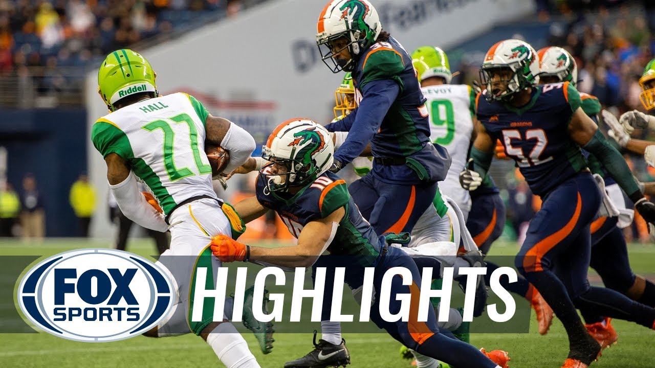Dragons storm from behind to burn Vipers, 17-9 | 2020 XFL HIGHLIGHTS