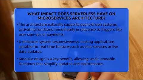 What Impact Does Serverless Have On Microservices Architecture? - Talking Tech Trends